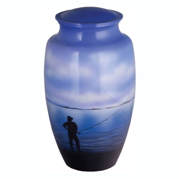 Gone Fishing Urn for Ashes FREE Engraving