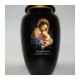 Madonna and Child Black Cremation Urn for Ashes-Adult Madonna and Child Cremation Urn for Ashes-Adult