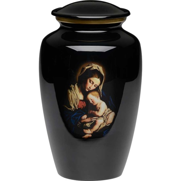 Madonna and Child Cremation Urn 