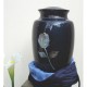 Blue Rose Adult Cremation Urn Mother of Pearl Blue Rose Cremation Urn Mother of Pearl