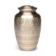 Silver and Gold Human Adult Cremation Urn 