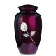 red rose cremation urn for cremated ashes