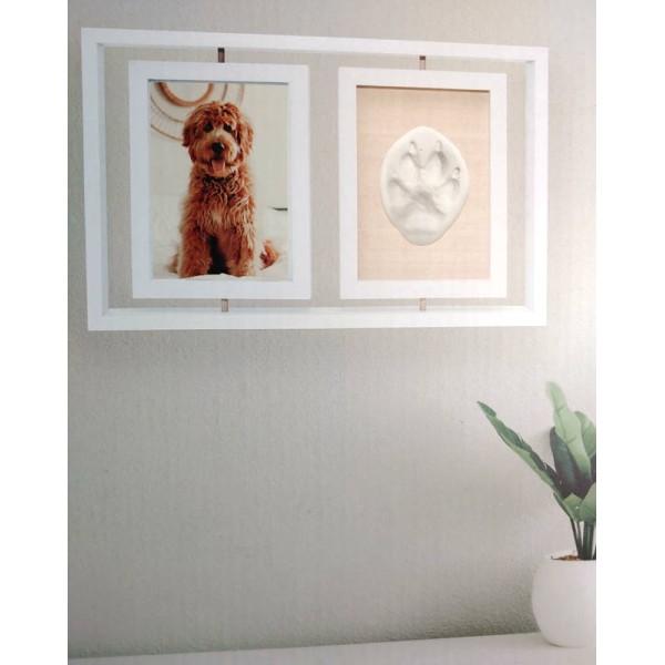 Photo Frame Paw Print Clay Memorial Kit Photo Frame Paw Print Clay Memorial Kit