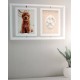 Photo Frame Paw Print Clay Memorial Kit Photo Frame Paw Print Clay Memorial Kit