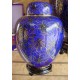 Blue Cloisonne Pet Urn Blue Cloisonne Pet Urn