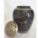 black cat cremation urn for pets