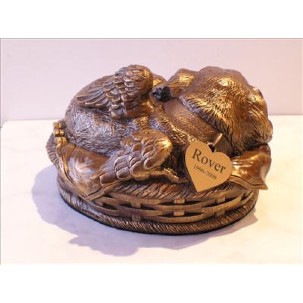 Dog and Angel Cremation Urn Dog and Angel Cremation Urn