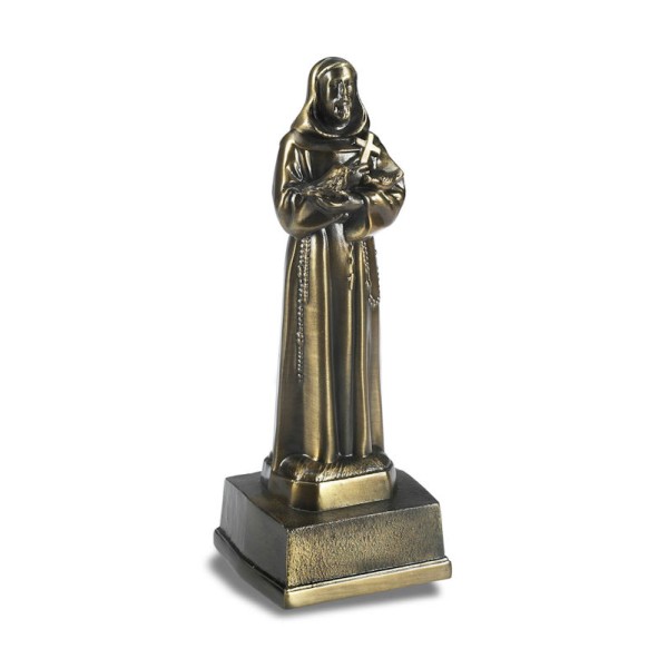 Bronze St. Francis of Assisi Pet Cremation Urn
