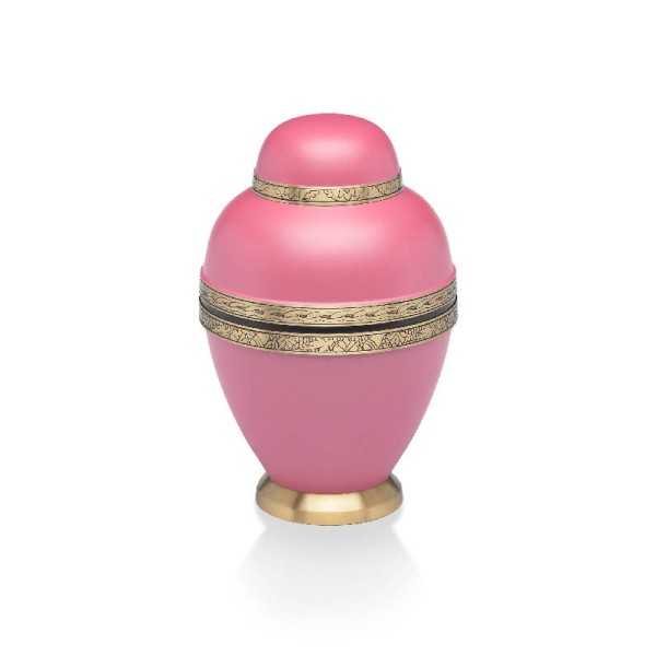 Pink Adult Sized Urn for Ashes