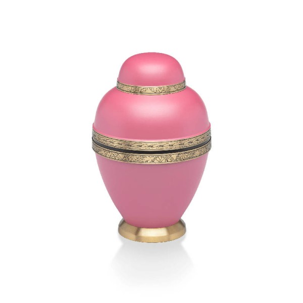 Pink Adult Sized Urn for Ashes
