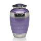 Elegant Purple Cremation Urn for Ashes