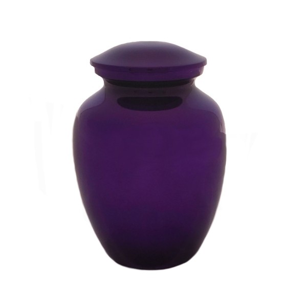 Medium Size Purple Human or Pet Urn for Ashes