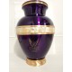 Royal Blue Mother of Pearl Angel Urn for Ashes