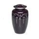 Diamond Cut Purple Cremation Urn for Ashes
