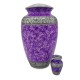 Purple Adult Funeral Cremation Urn for Ashes Purple Adult Cremation Urn for Ashes