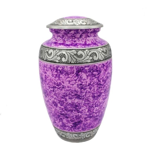 Purple Adult Cremation Urn for Ashes