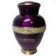 Purple Mother of Pearl Urn for Ashes