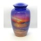 Purple Sunset Siesta Key Beach Cremation Urn for Ashes