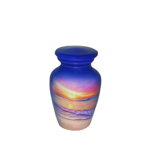 Small Purple Siesta Key Ocean Beach Keepsake Urn