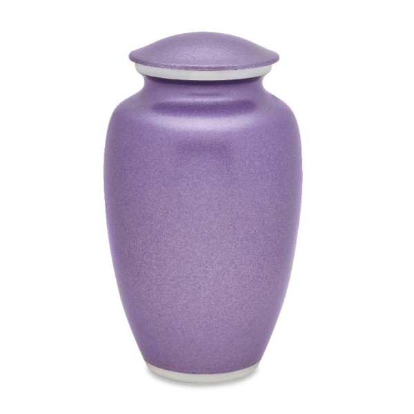 Purple Memorial Urn for Ashes