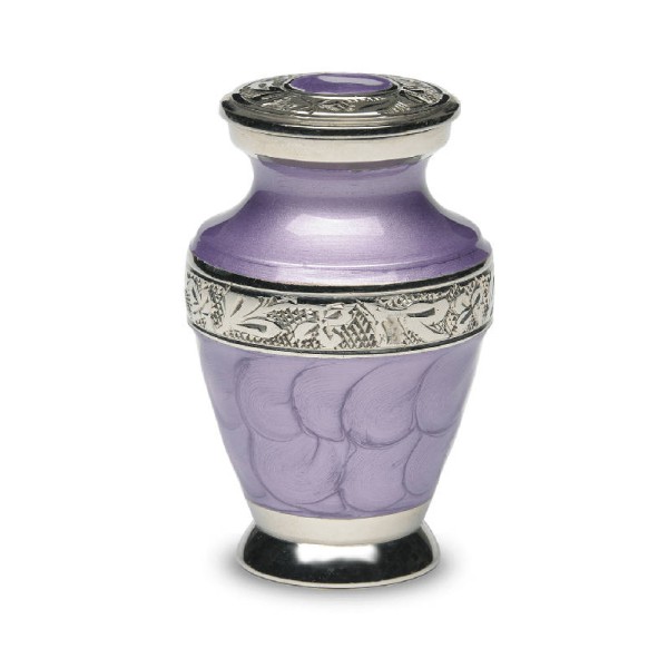 Purple Majesty Small Keepsake Urn for Ashes