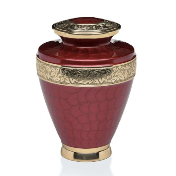 Red Topaz Urn for Ashes