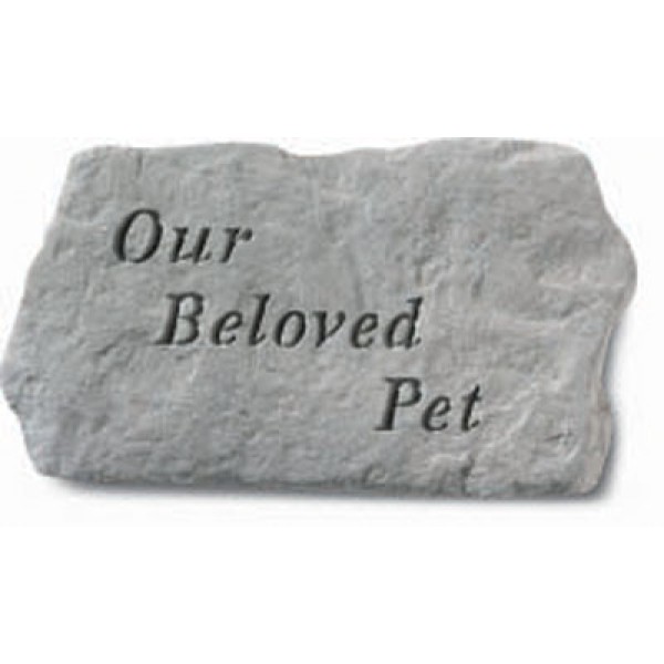 beloved pet memorial stone grave marker