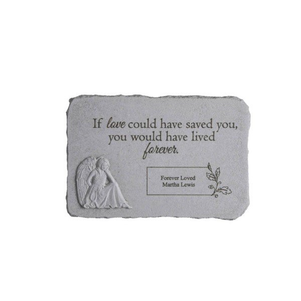 love forever memorial garden stone love forever memorial garden stone