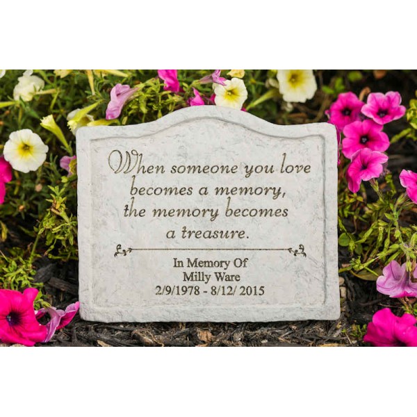 memory garden stone