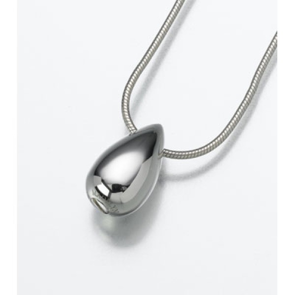 silver tear drop Keepsake Urn Jewelry silver tear drop Keepsake Urn Jewelry