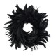 Black Mourning Wreath 