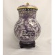 Purple Floral Cloisonne Cremation Urn Adult Human