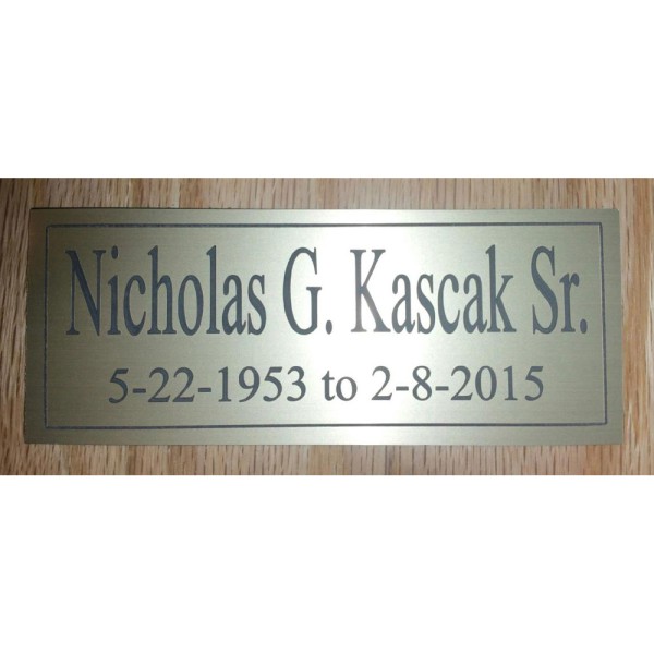 Brass Nameplate