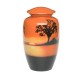 Orange Sunset Cremation Urn for Ashes