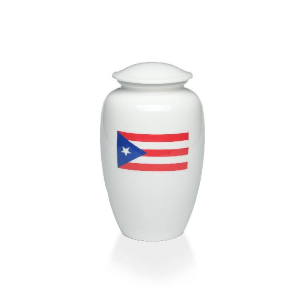 Puerto Rico Adult Cremation Urn for Ashes