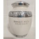 Medium Size White Urn for Ashes