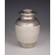 Small White Pearl Cremation Urn 