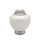 Classic White Adult Cremation Urn for Ashes Classic White Adult Cremation Urn