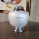 Classic White Adult Cremation Urn