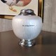 Classic White Adult Cremation Urn for Ashes Classic White Adult Cremation Urn