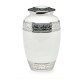 white pearl adult cremation urn for ashes white pearl cremation urn