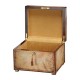 World Traveler Wooden Urn Box 