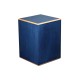 Navy Blue Wooden Cremation Urn Box