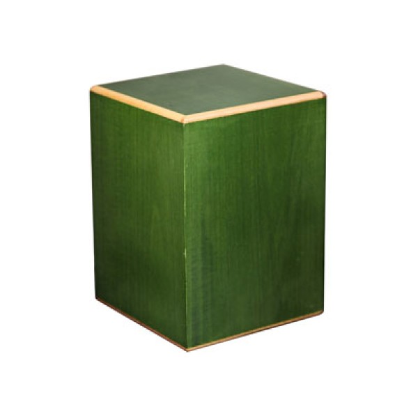 Green Wooden Cremation Urn Box