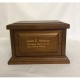 Winston Wooden Cremation Urn