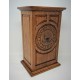 Cherry Wood Military Urn for Ashes Cherry Wood Military Urn for Ashes