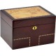 Burl Wood Cremation Urn Box