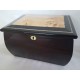 Mahogany Burl Wood Cremation Urn Box