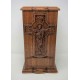Christ on Cross Wood Cremation Box for Ashes Christ on Cross Wood Cremation Box for Ashes