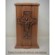 Christ on Cross Wood Cremation Box for Ashes Christ on Cross Wood Cremation Box for Ashes